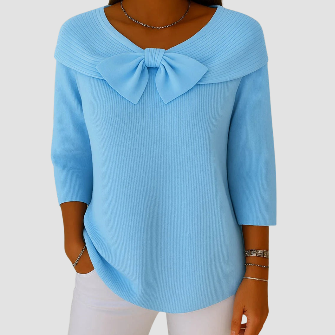 Serenna | Bow Knit Sweater