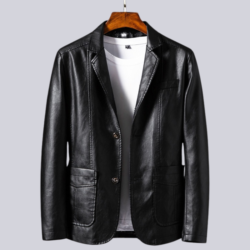 🔥LIMITED TIME CLEARANCE: SAVE 80% OFF🔥Calfskin Leather Jacket-Men Can't Get Enough Of This Premium Leather Jacket