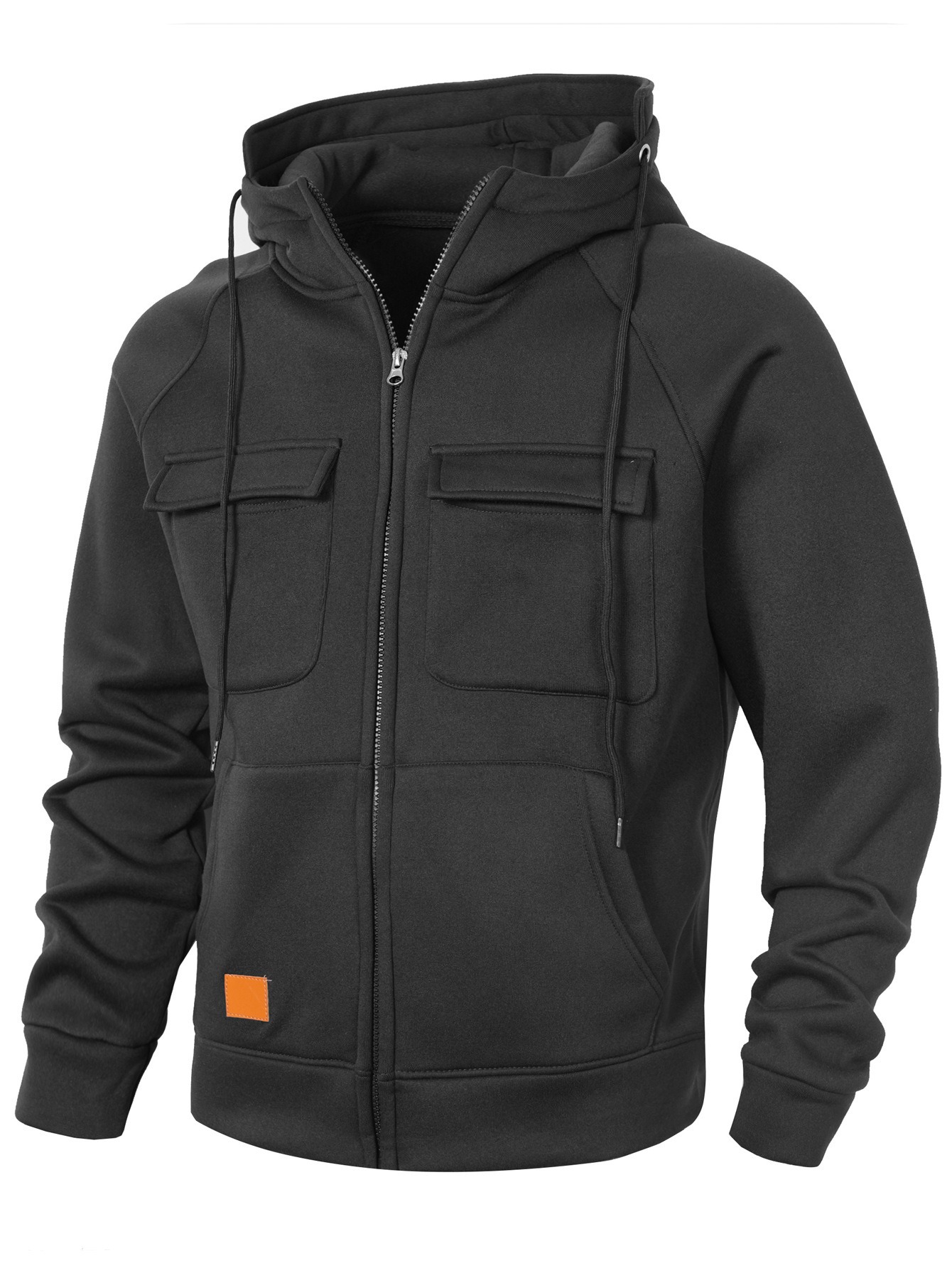 Men's hoodie jacket with functional pockets and high-quality material Lisslune