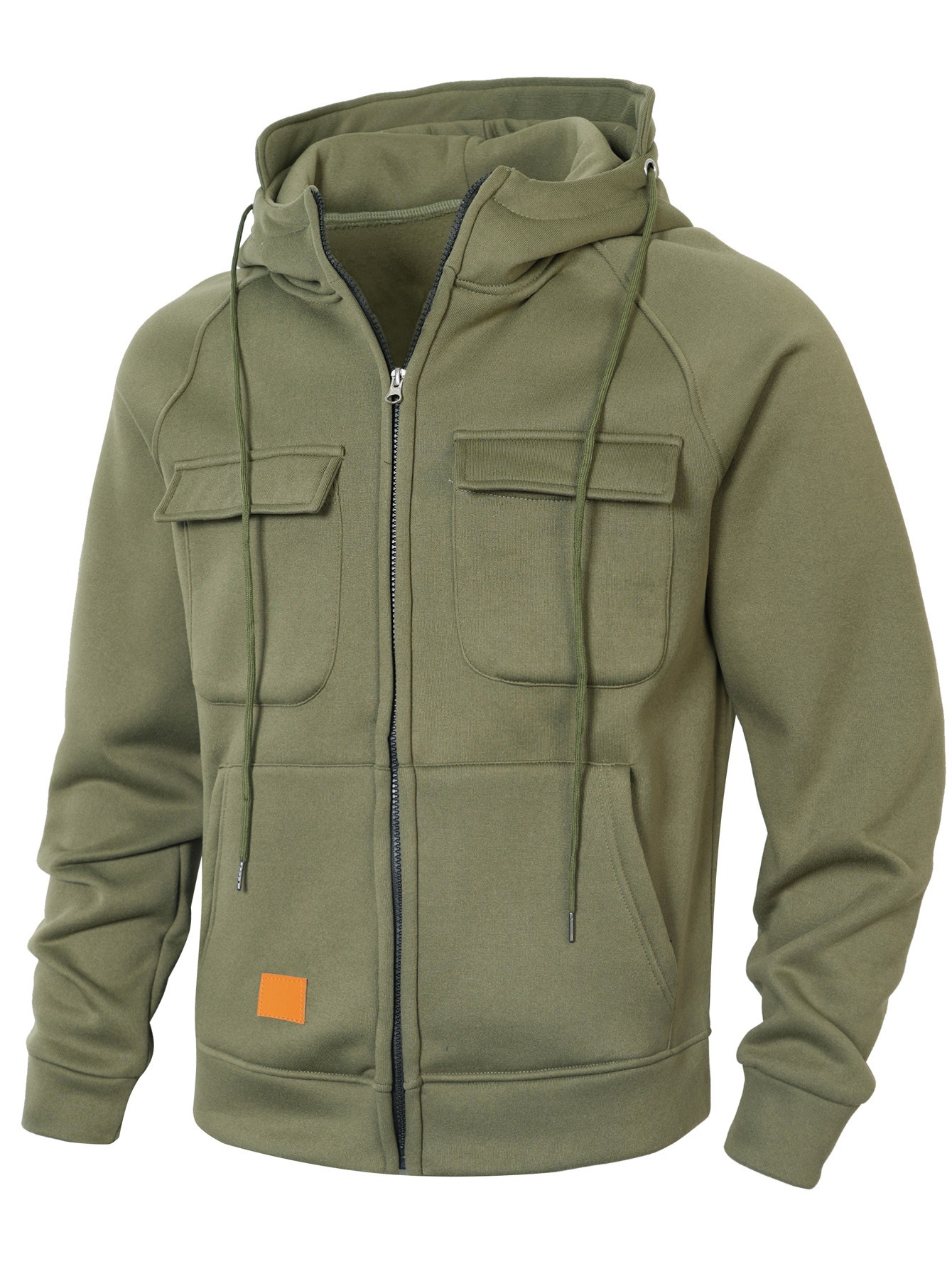 Men's hoodie jacket with functional pockets and high-quality material Lisslune