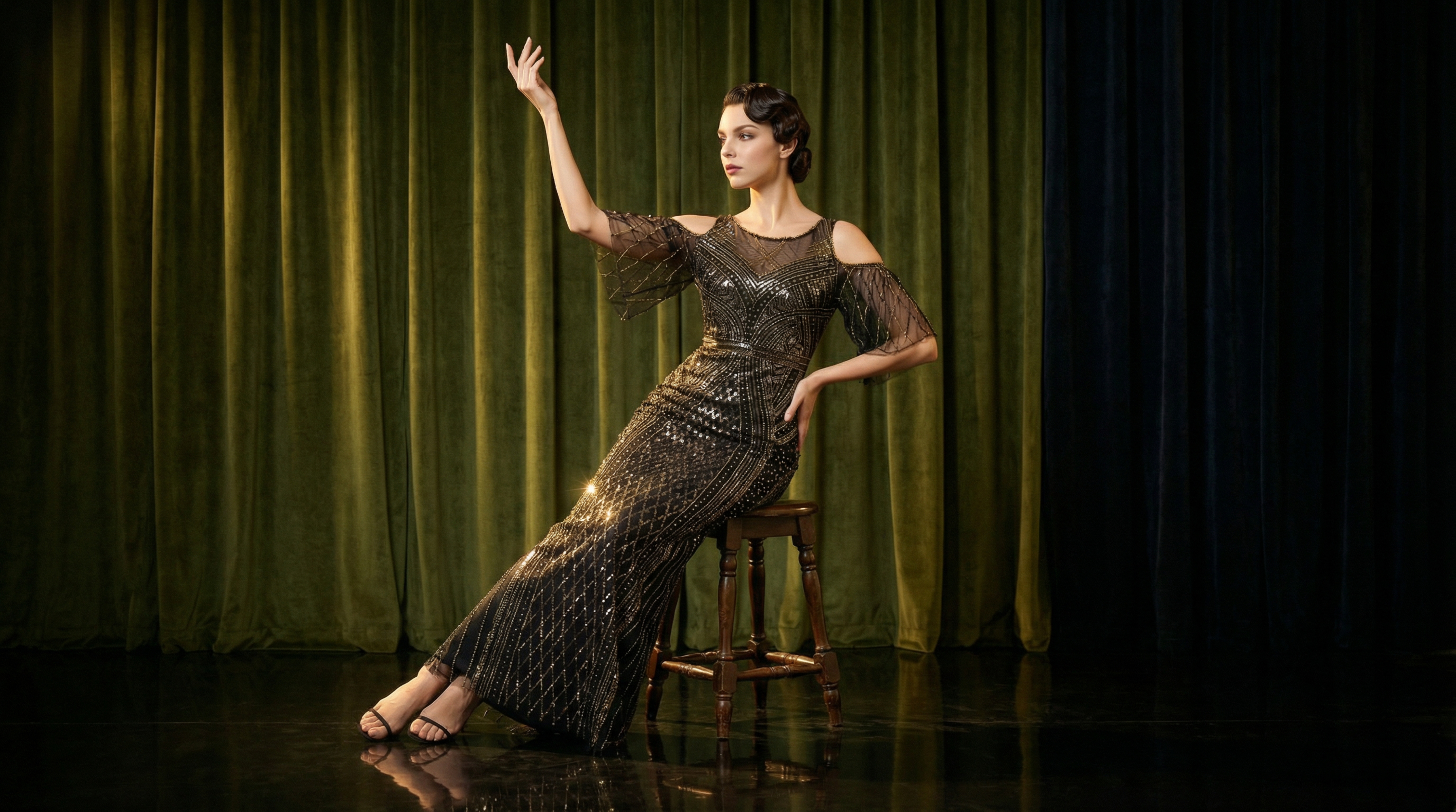 1920s SLEEVE_Cap-sleeve