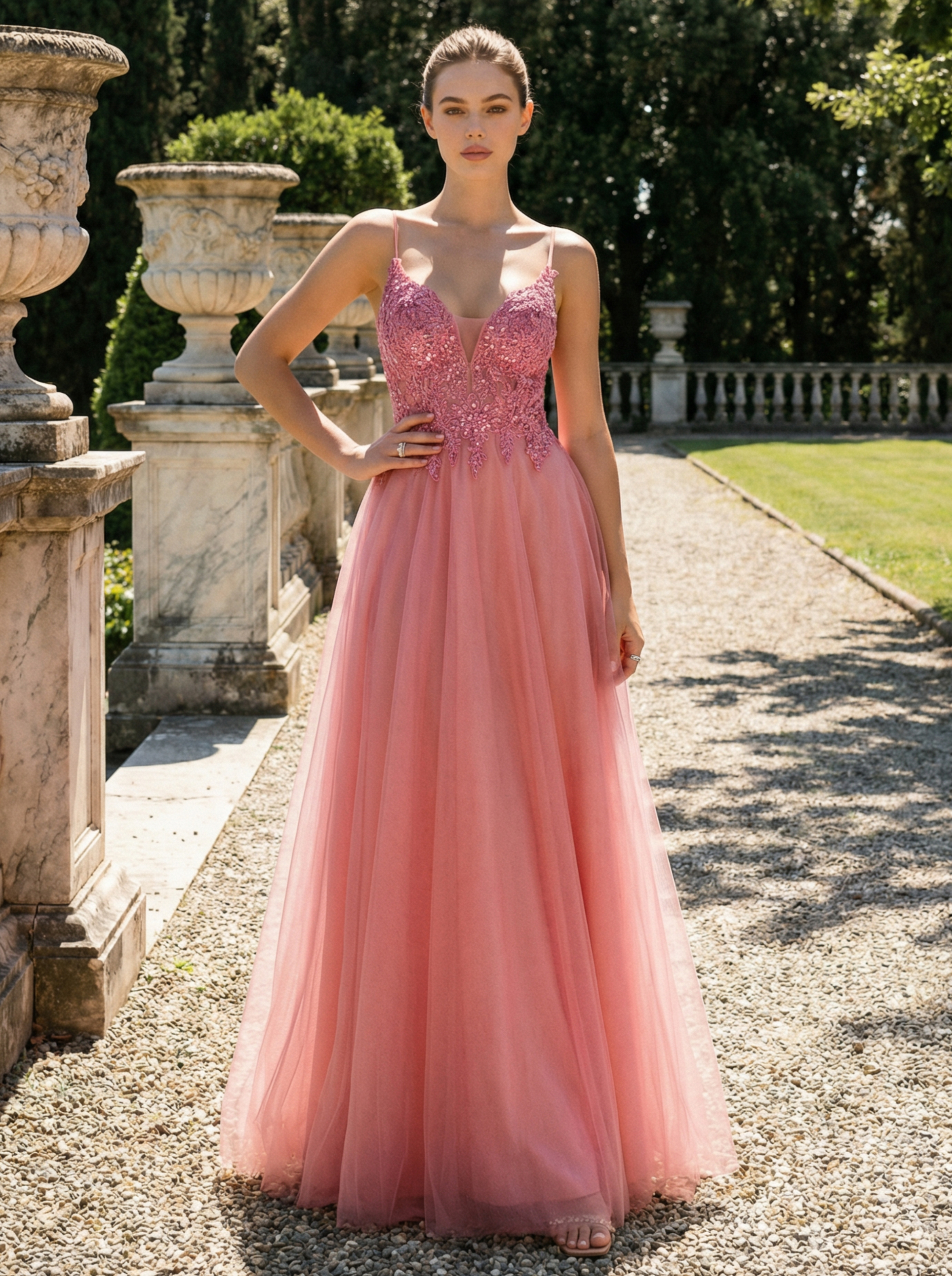 Beaded Embroidery Mermaid Sweetheart Evening Dress