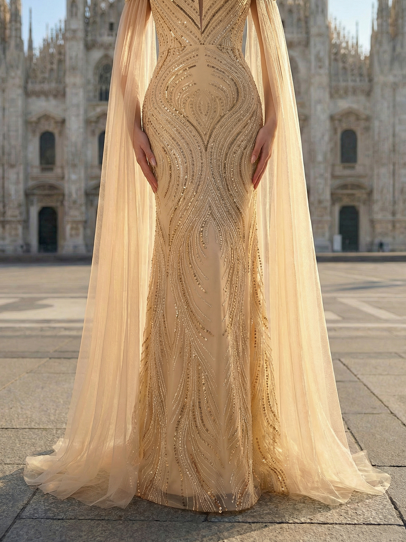 Luxury Elegant Off The Shoulder Tulle Beading Formal Evening Gown