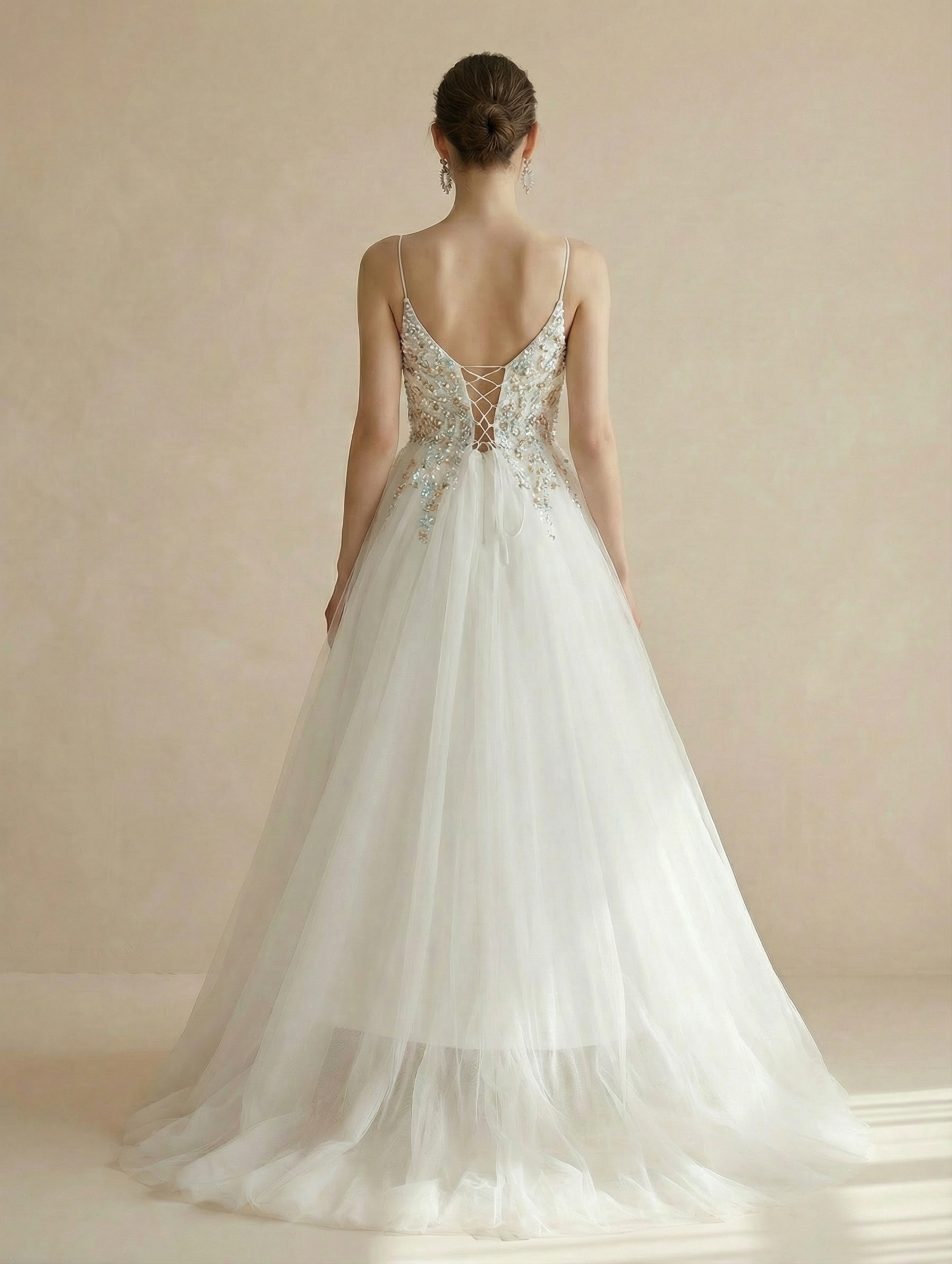 Minimalist Modern Satin Mermaid Wedding Dress