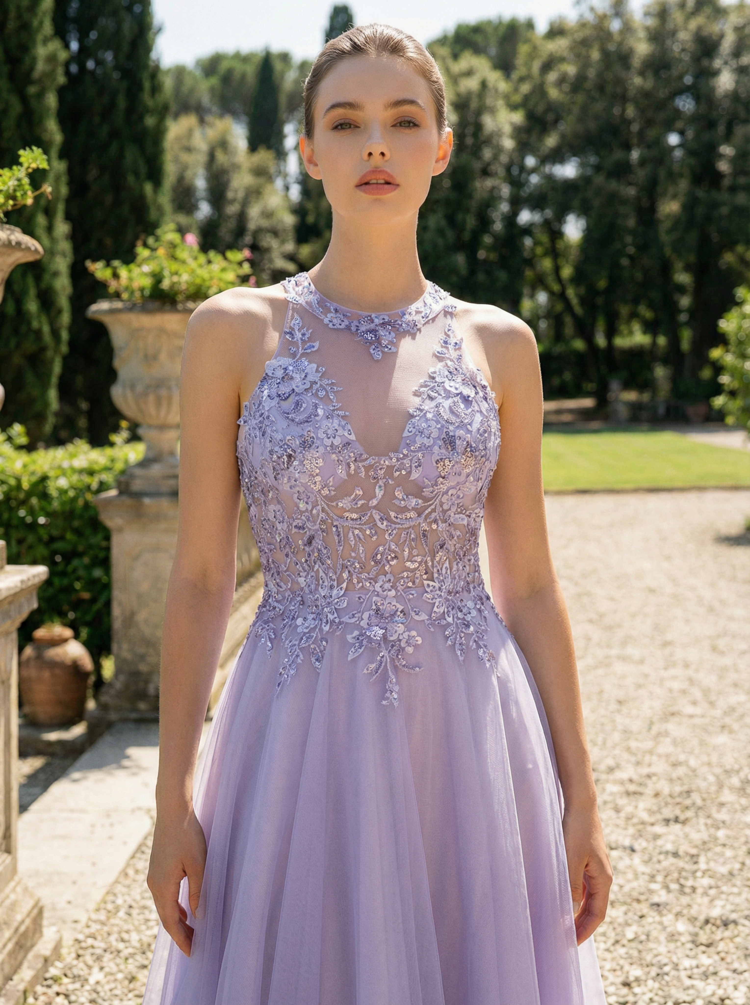 Spaghetti Straps Mermaid Evening Dress with Beading