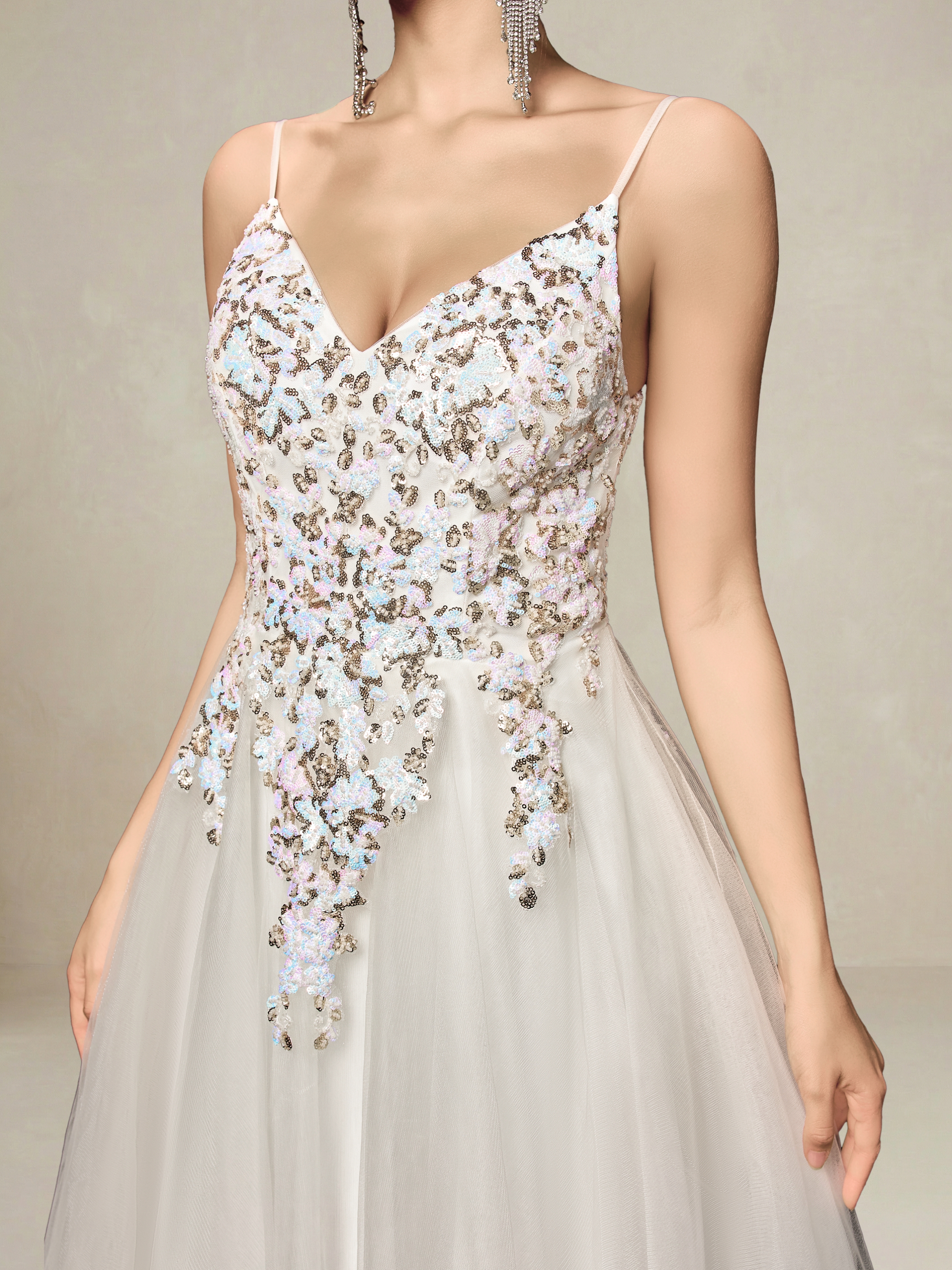 Minimalist Modern Satin Mermaid Wedding Dress