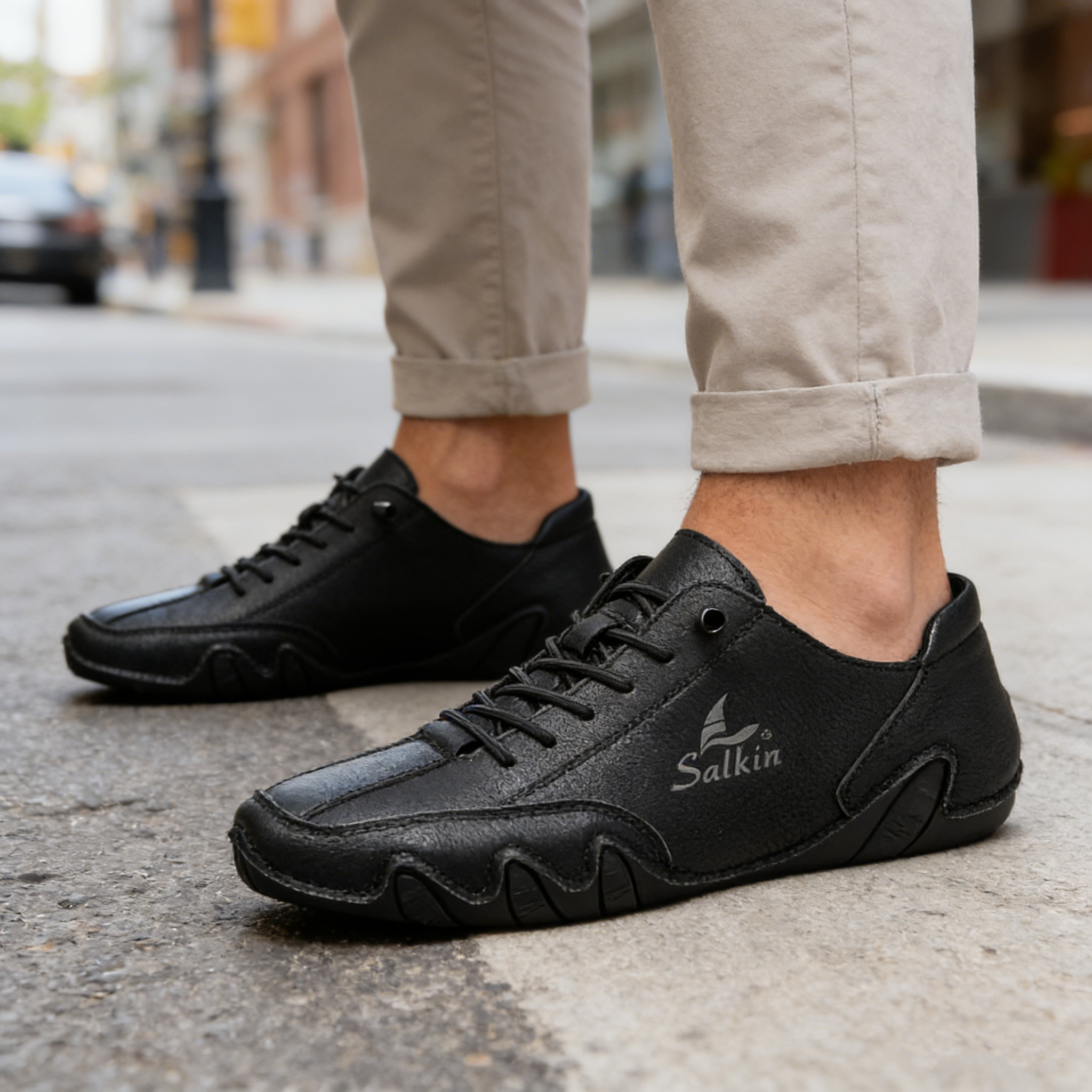 2026 Leather Casual Shoes Sneakers for Men Comfortable Summer Walking Designer Loafers Moccasin New In Luxury Sports Shoes