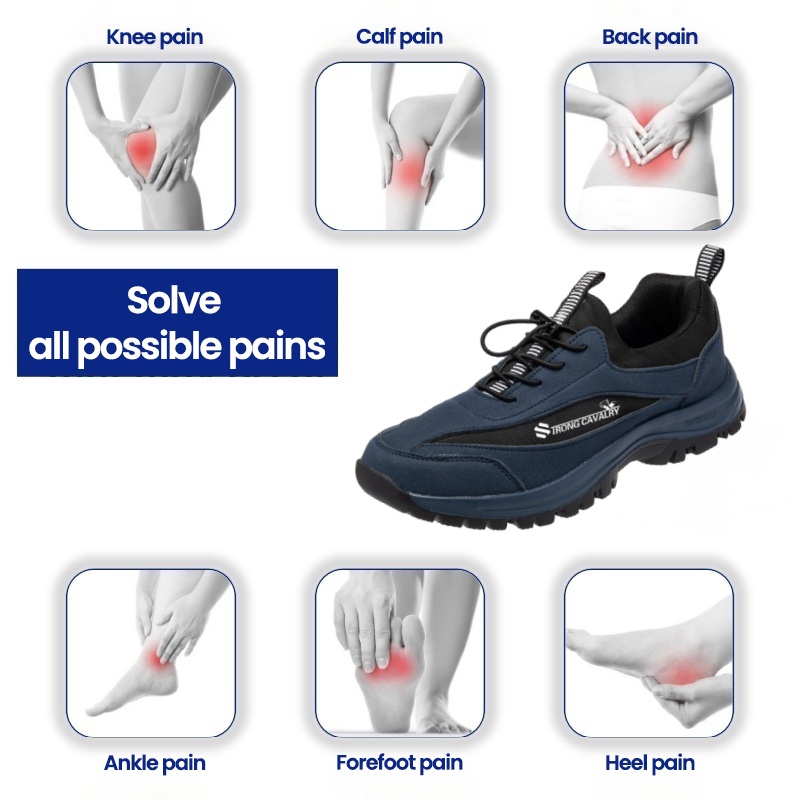 [Last Day 70% Off - Don't Miss Out] 🔥 Ergonomically Designed Men's Walking Shoes 👞 Relieve Walking Pain ✅ Arch Support for Comfortable Walking