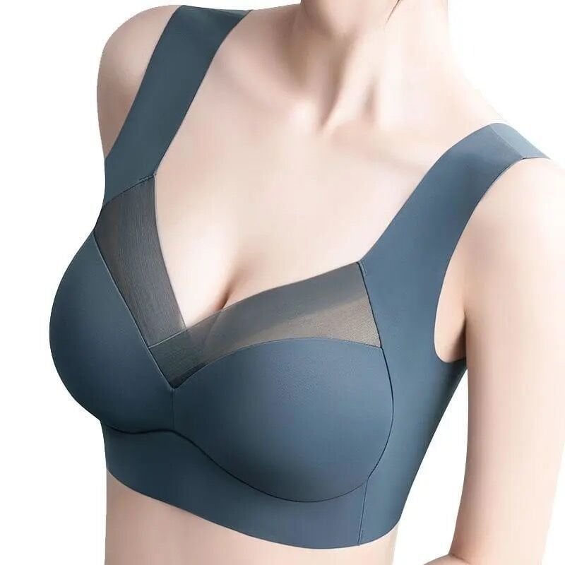 🔥Last Day Buy 1 Get 2 Free(Add 3 To The Cart)🔥-🔥Seamless Wireless Bras for Women Mesh Comfortable Padded Back Smoothing Bra