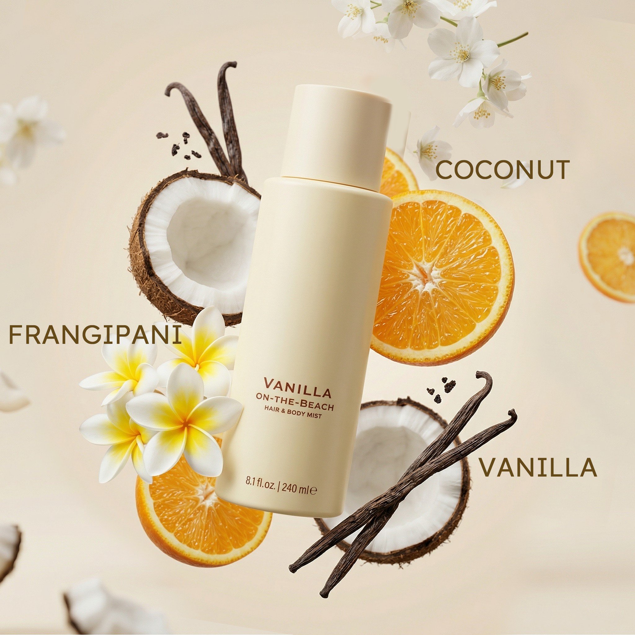 🎁💕49% OFF - Vanilla on the Beach Hair & Body Mist for Women