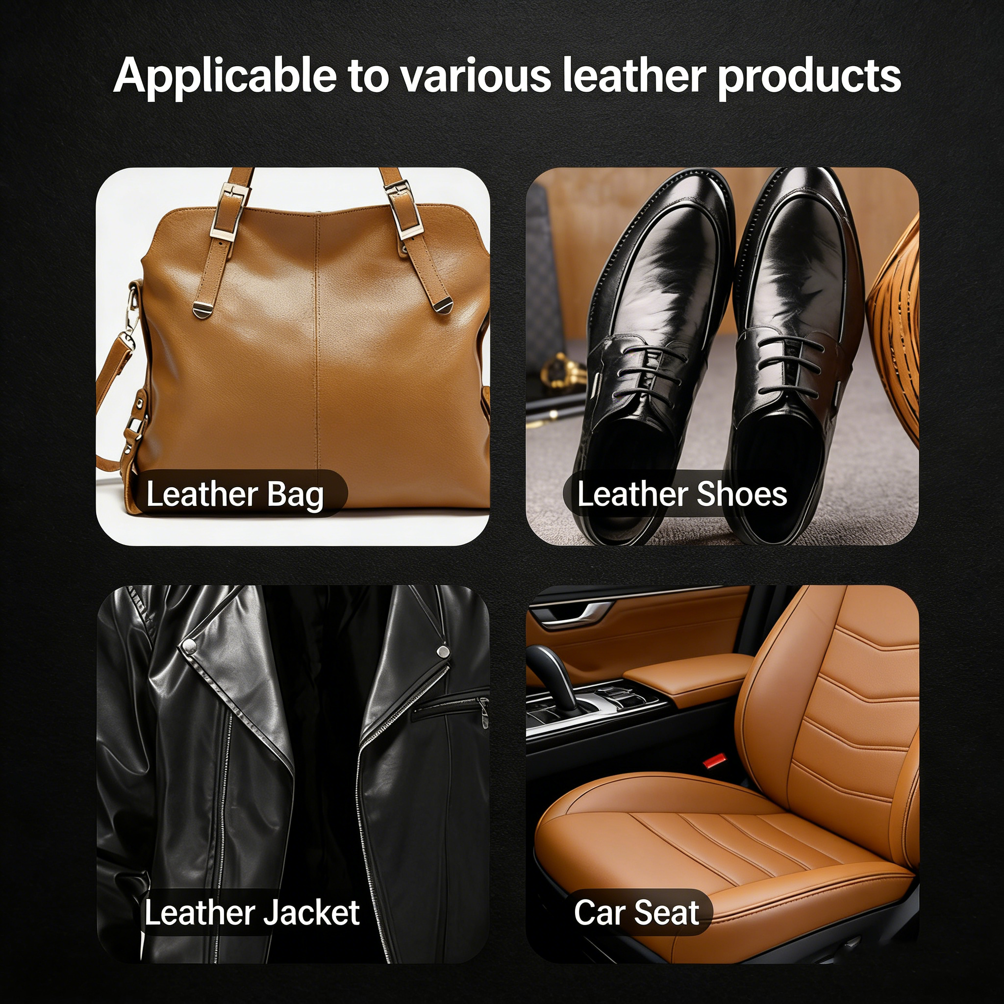 🚗 BUY 2 GET 1 FREE! ✨ Multi-use Leather Oil Care Brush  - Easily Repair Leather Scratches 🧼