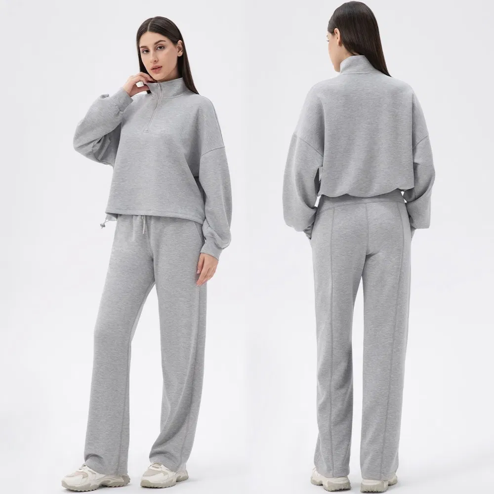 2025 Hot Sale Luxury Soft Modal and Zipup Sweatsuits