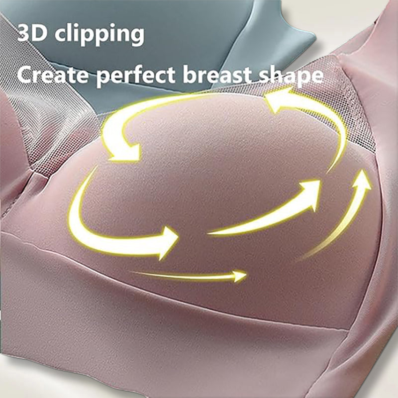 🔥Last Day Buy 1 Get 2 Free(Add 3 To The Cart)🔥-🔥Seamless Wireless Bras for Women Mesh Comfortable Padded Back Smoothing Bra