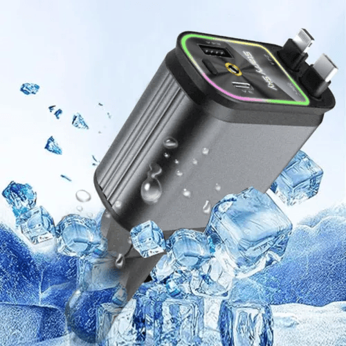 120W 4-in-1 Car Phone Charger with Starlight