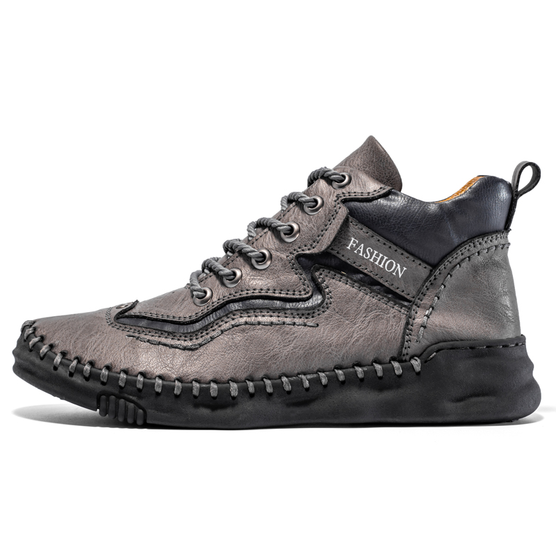 Men's Orthopedic Safety Work Shoes - Safety Toe ; Welding / cutting sparks proof ; Ankle Protection ;  Waterproof ; Shock Absorption ; Non-Slip ; Durable for 5 years