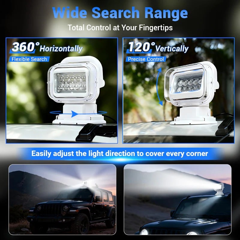 🔥Last Day 49% OFF💥LED Searchlight,Cordless Work Light