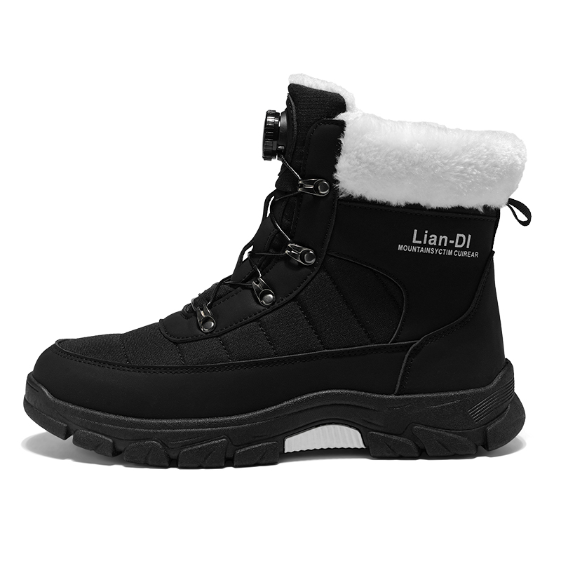 (⏰70% OFF | 24 Hours Only!) Men's Winter Warm and Cozy Thermal Lining Hiking Shoes - Orthopedic - Anti-Slip - Water-Resistant - Anti-Smash & Puncture - Ideal for Daily Routine, Outdoor Adventures, Sport, Travelling