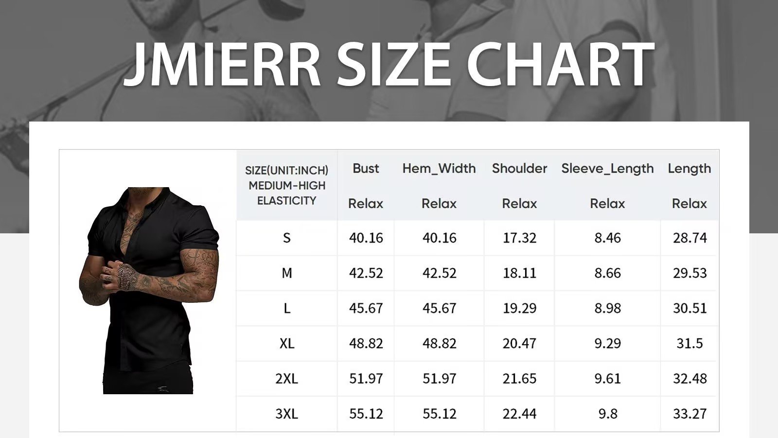 ⚡Hot Sales 49% OFF🔥Mens Muscle Fit Dress Shirts Casual Button Down Shirt Short Sleeve Wrinkle-Free Shirts