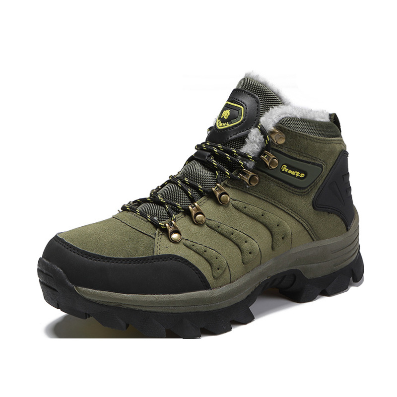 MEN'S WIDE FOOT COMFORT SPORT HIKING SHOES WITH ARCH SUPPORT AND SHOCK ABSORPTION