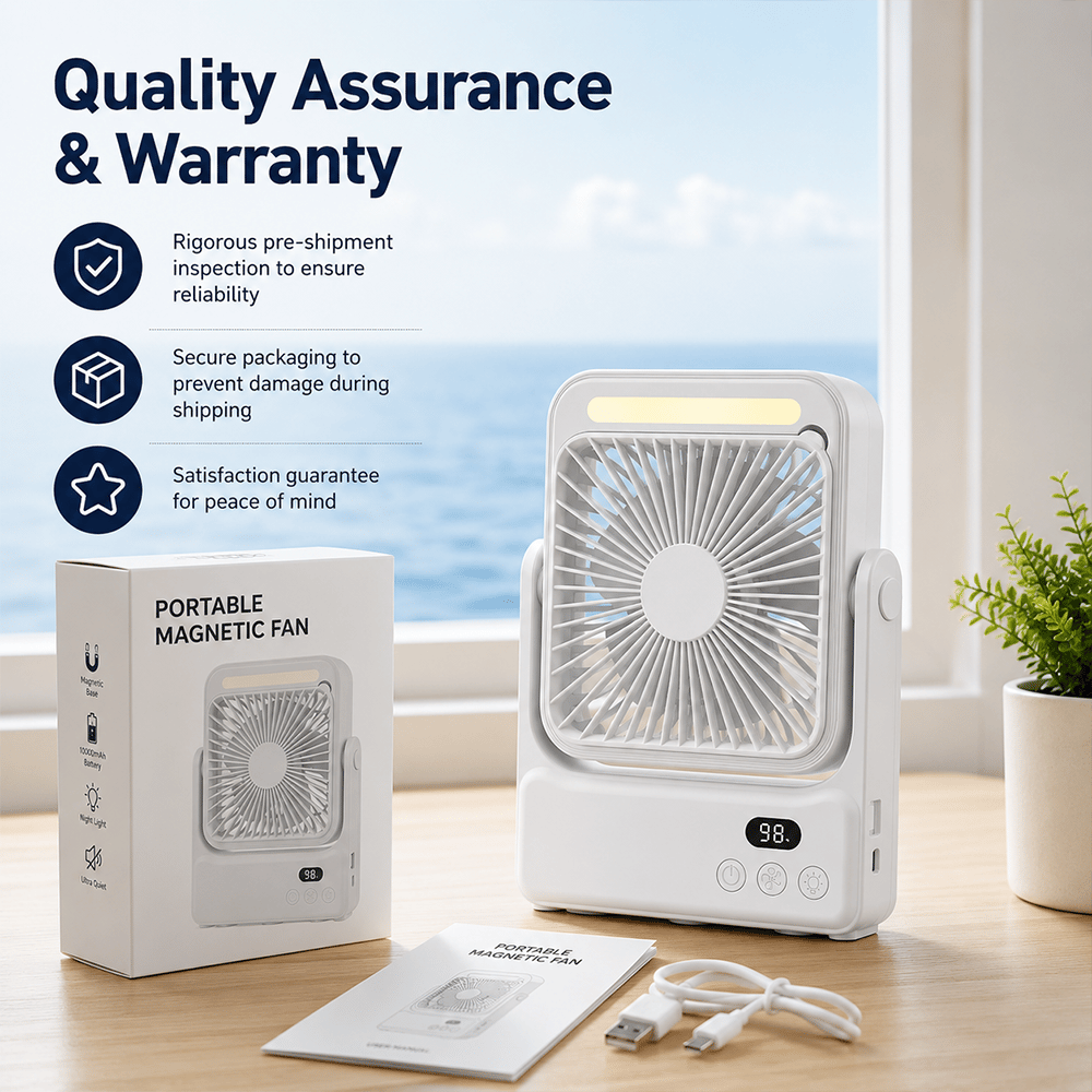 💫Magnetic Cruise Approved Fan with Night Light