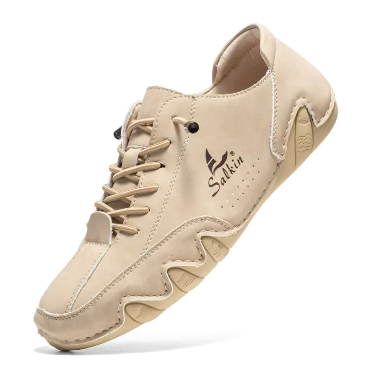 2026 Leather Casual Shoes Sneakers for Men Comfortable Summer Walking Designer Loafers Moccasin New In Luxury Sports Shoes