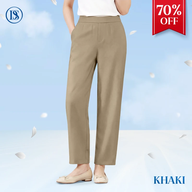 DaisyStretch - High Rise Ice Silk Stretch Pull-on Pants