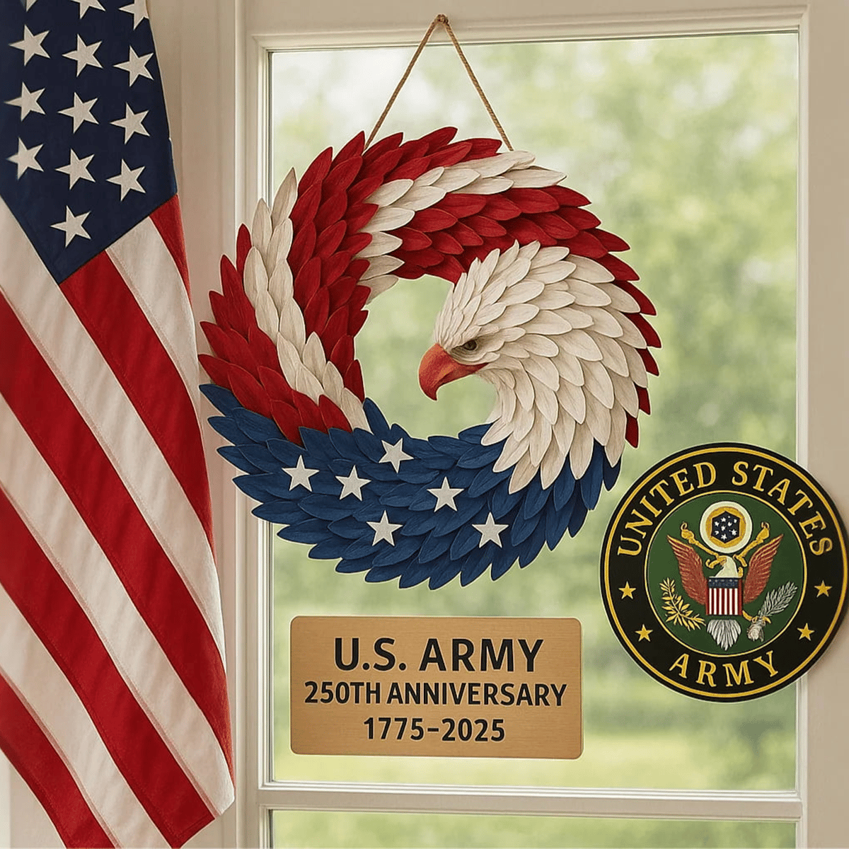 Brave Wings Wreath