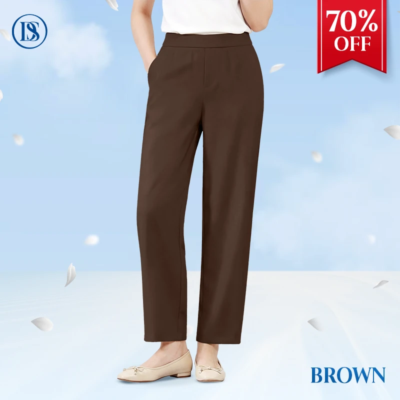 DaisyStretch - High Rise Ice Silk Stretch Pull-on Pants