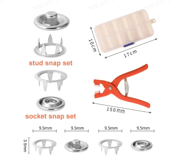 SnapFix – Metal Fastener Tool Set