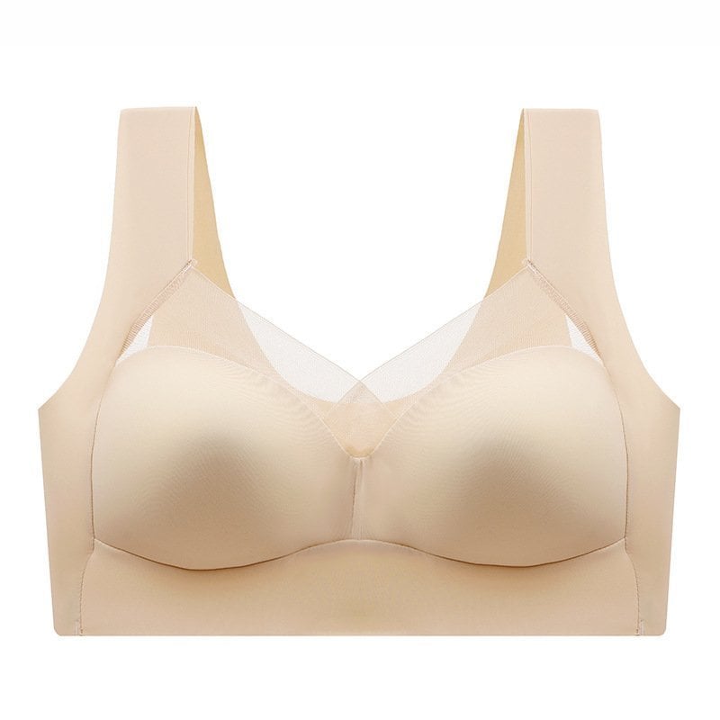 🔥Last Day Buy 1 Get 2 Free(Add 3 To The Cart)🔥-🔥Seamless Wireless Bras for Women Mesh Comfortable Padded Back Smoothing Bra