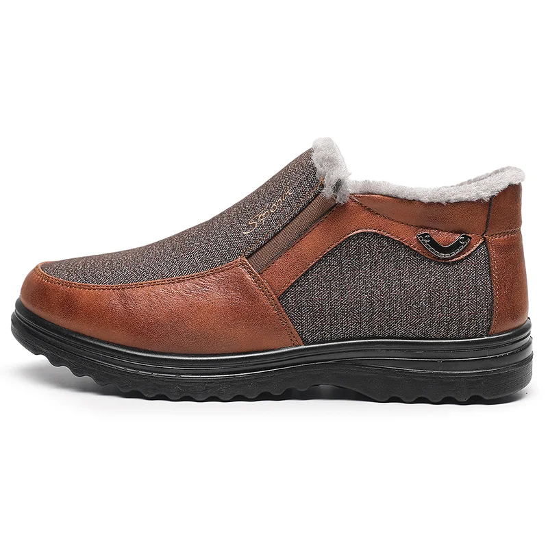 Men's Winter Fleece Warm Comfortable  Orthopedic Loafers