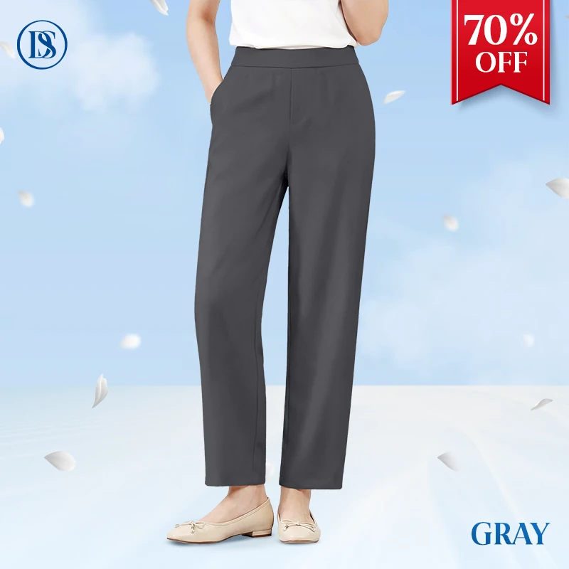 DaisyStretch - High Rise Ice Silk Stretch Pull-on Pants