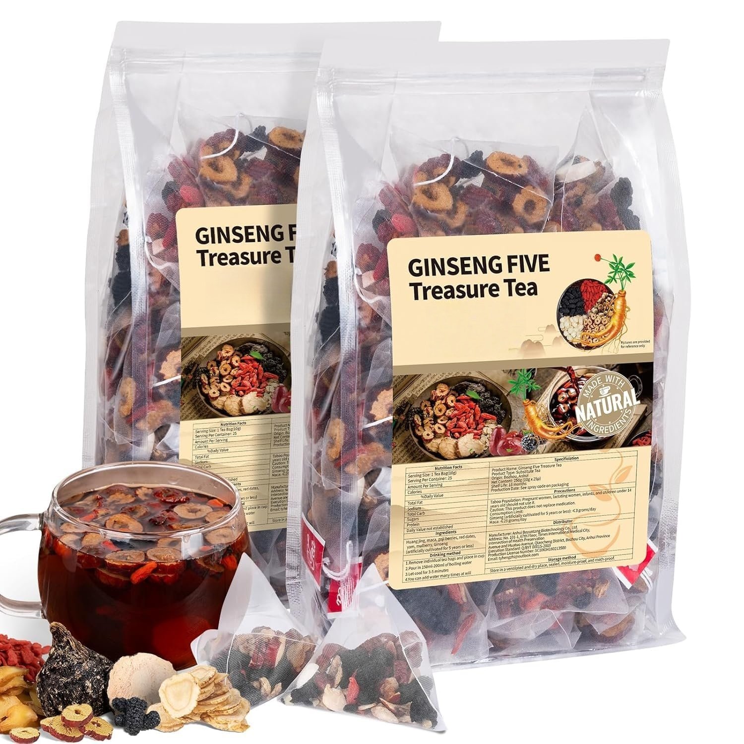 Premium 7-Herb Kidney & Energy Tonic Tea
