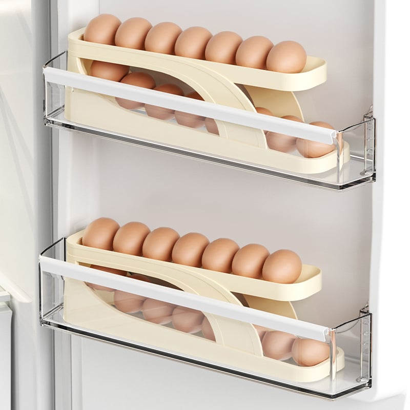 ⏰LAST DAY - 43% OFF👉New Automatic Roll-Down Double-layer Egg Dispenser