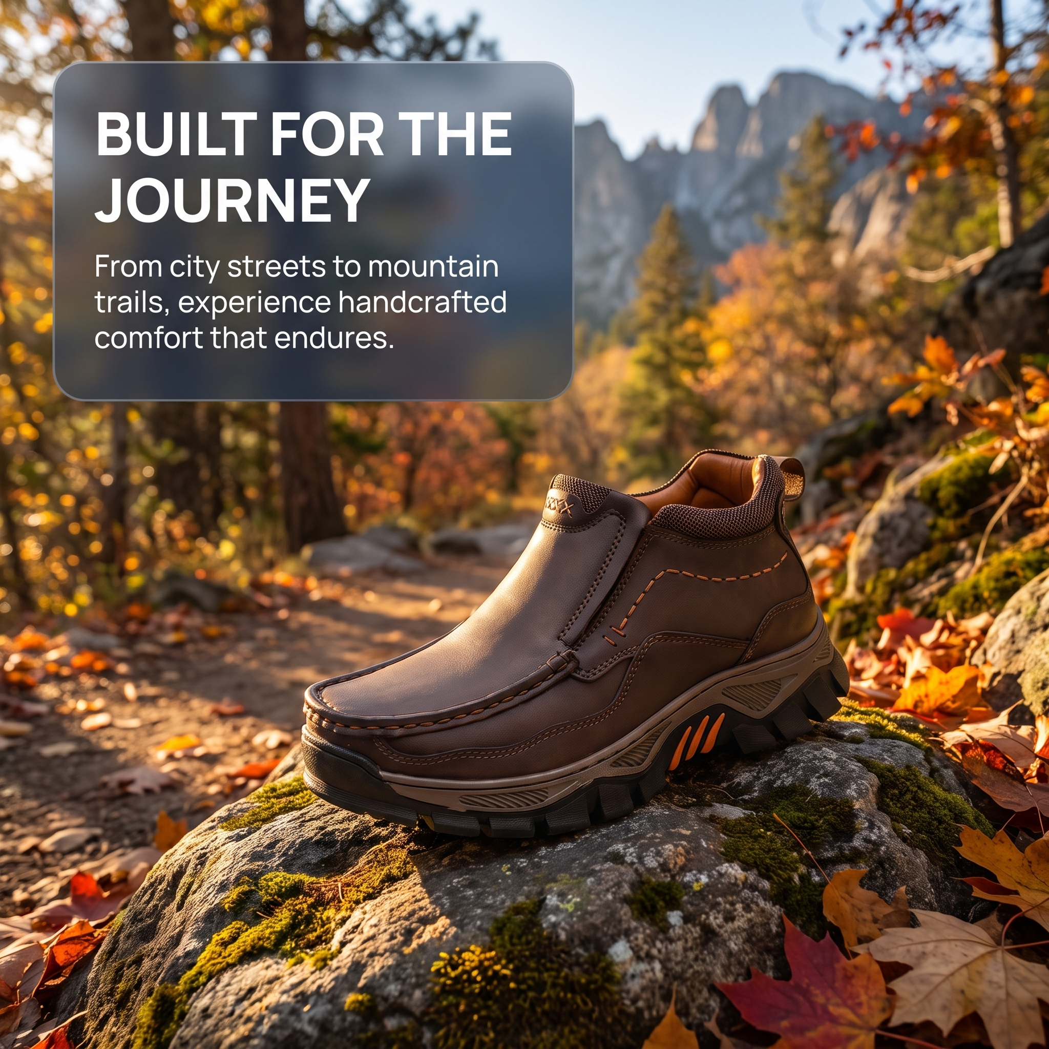 ⏰Last Day! 50% OFF 🔥TEORLAND®Men's Handmade Genuine Leather Orthopedic Comfortable Walking Boots