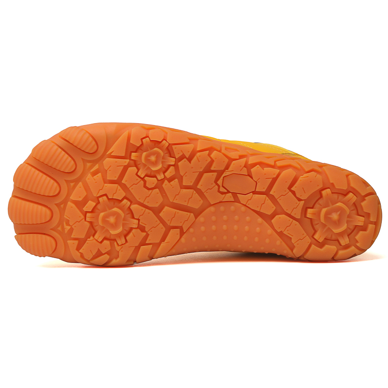 Men's Elastic-Lace Winter Barefoot Shoes – Extra Wide Toe Box, Warm Fleece Lining, Orthopedic Support, Waterproof & Lightweight, Anti-Slip Sole