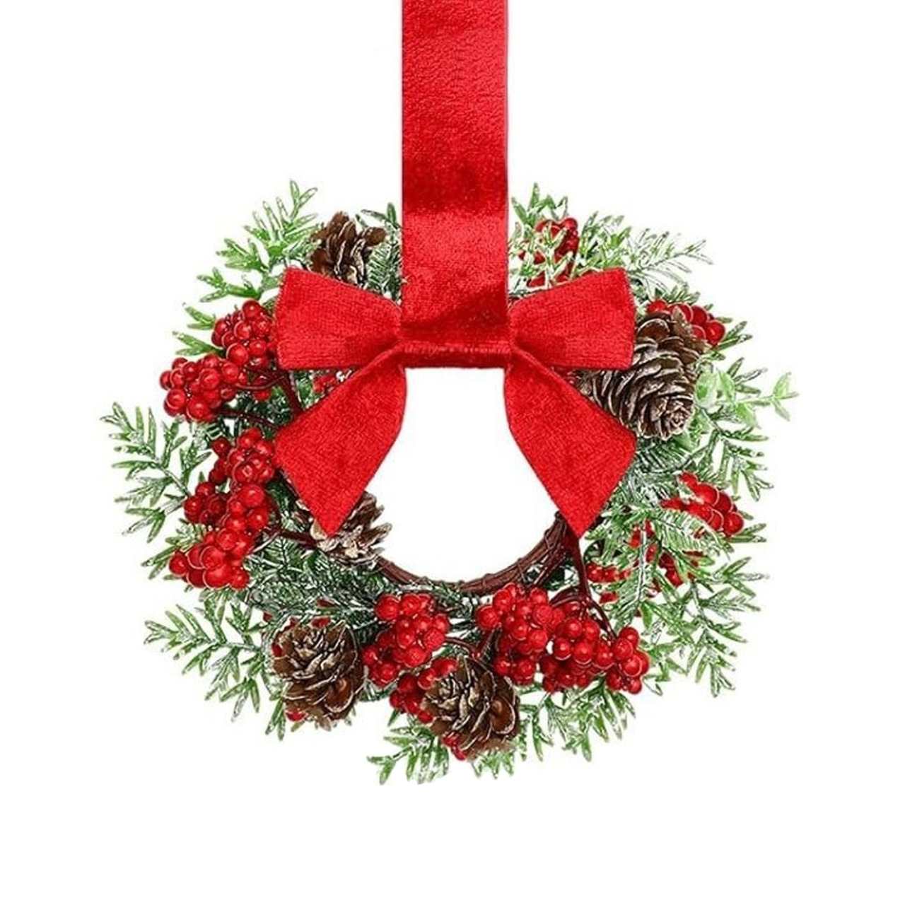 🎄Mini Christmas Wreaths✨Maximum Holiday Magic, Instant Festive Charm & Versatile Decor! 🎀