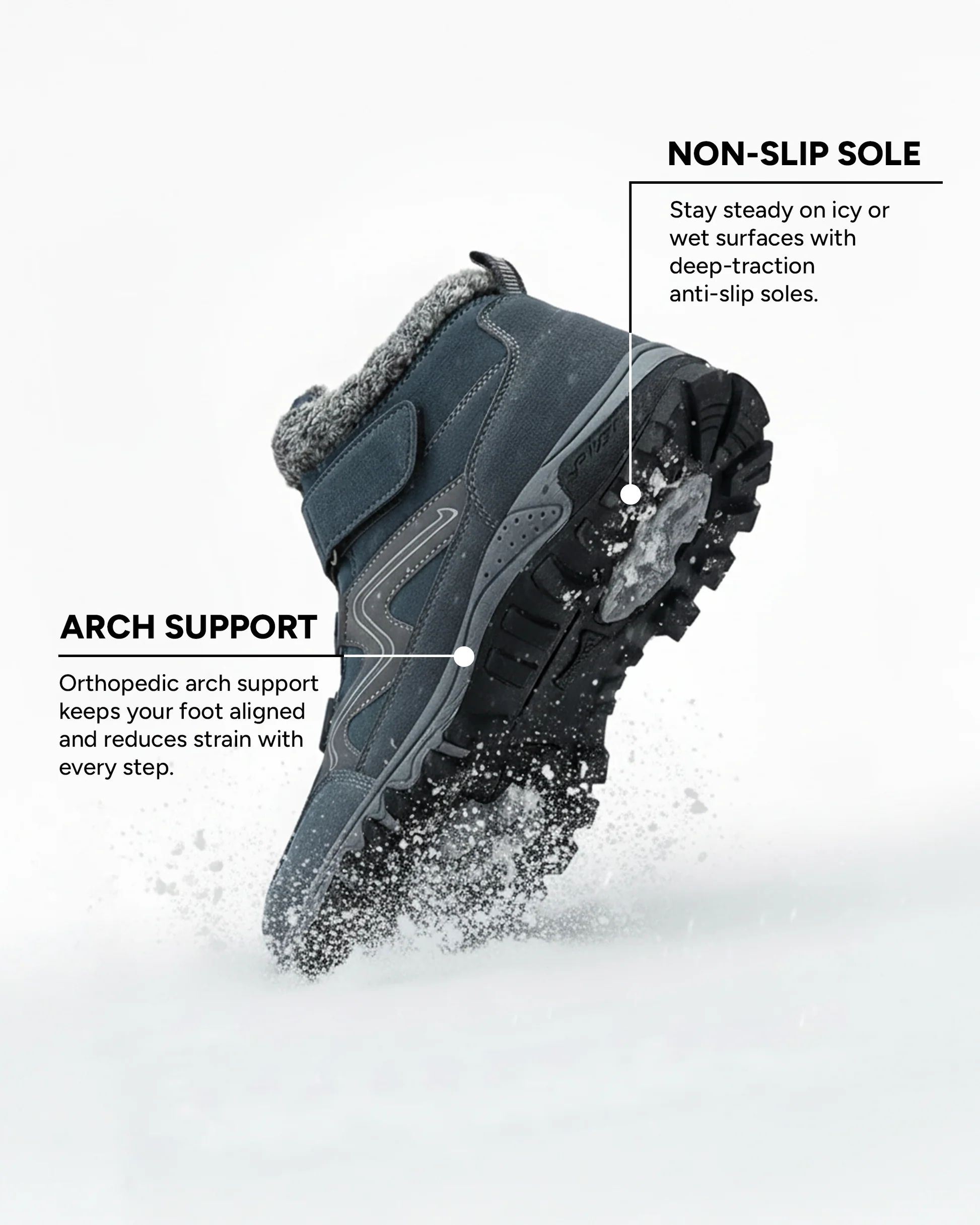 (Early Winter Sales-60% OFF) - Winter Thermal Snow Boots For Male & Female