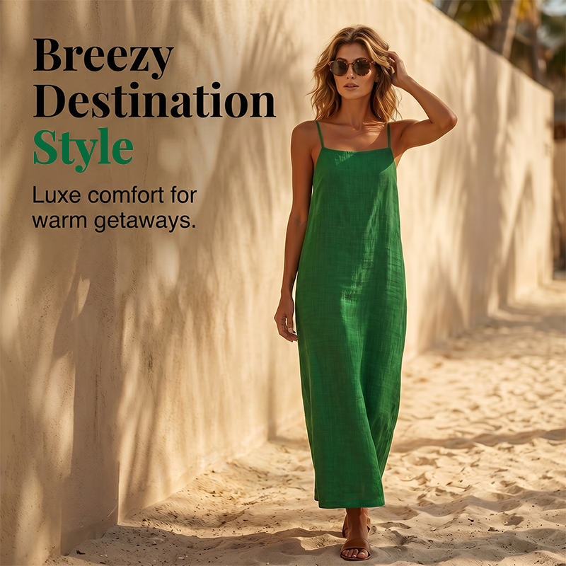 👗 LIMITED-TIME 50% OFF! ✨ Women's Casual Solid Color Slip Dress