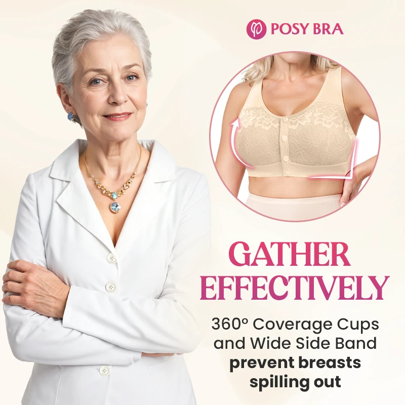 Posy Bra - Magic Comfort Front Closure Shaping Bra for Seniors
