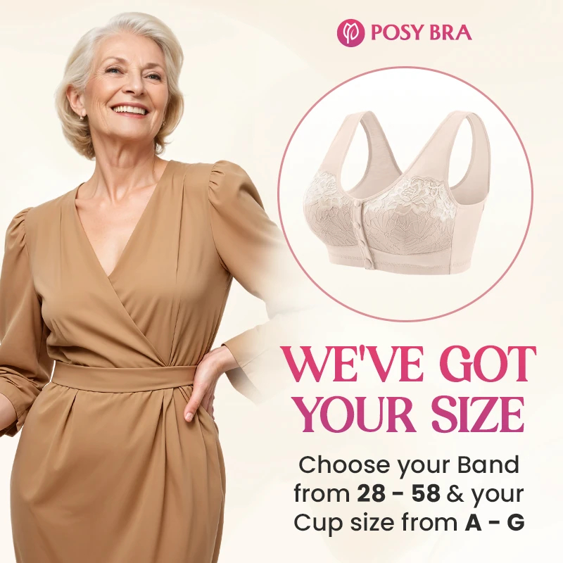 Posy Bra - Magic Comfort Front Closure Shaping Bra for Seniors