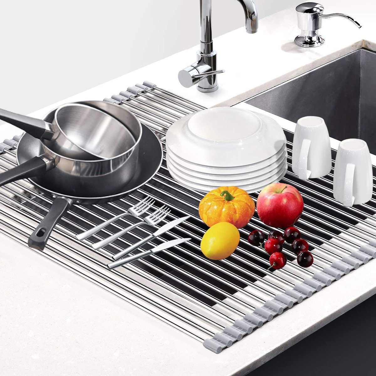 Portable Stainless Steel Rolling Rack