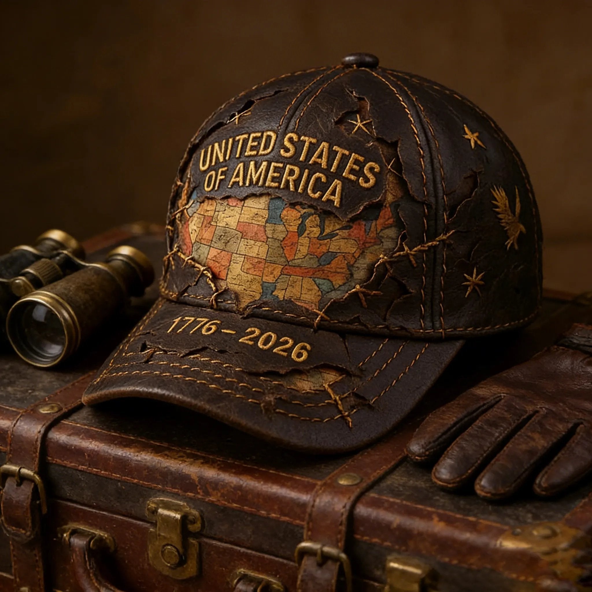 🏆 75K+ SOLD! 🔥US 250th Anniversary Printed Casual Hat