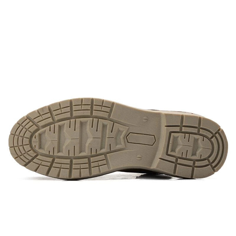 Men Outdoor Slip Resistant Warm Plush Lining Waterproof Snow Ankle Boots-burnzay