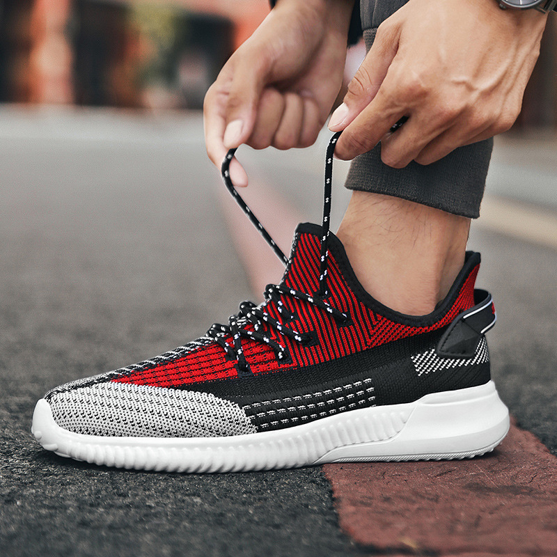 MEN'S FLYING WOVEN TRENDY RUNNING SHOE