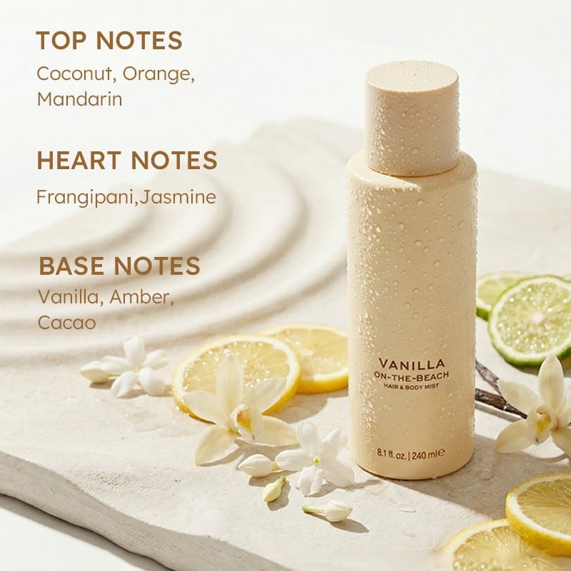 🎁💕49% OFF - Vanilla on the Beach Hair & Body Mist for Women