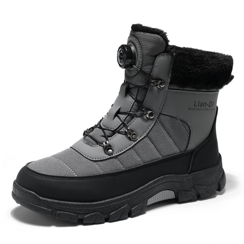 (⏰70% OFF | 24 Hours Only!) Men's Winter Warm and Cozy Thermal Lining Hiking Shoes - Orthopedic - Anti-Slip - Water-Resistant - Anti-Smash & Puncture - Ideal for Daily Routine, Outdoor Adventures, Sport, Travelling