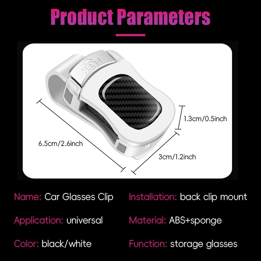 🔥Limited Time 49% Off✨Car Sunglasses Holder Clip