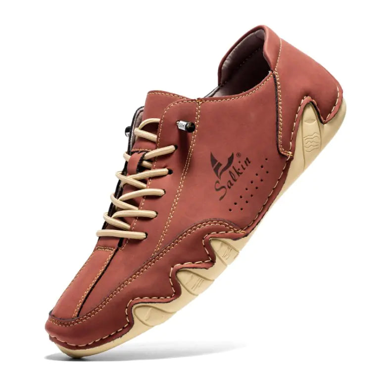 2026 Leather Casual Shoes Sneakers for Men Comfortable Summer Walking Designer Loafers Moccasin New In Luxury Sports Shoes