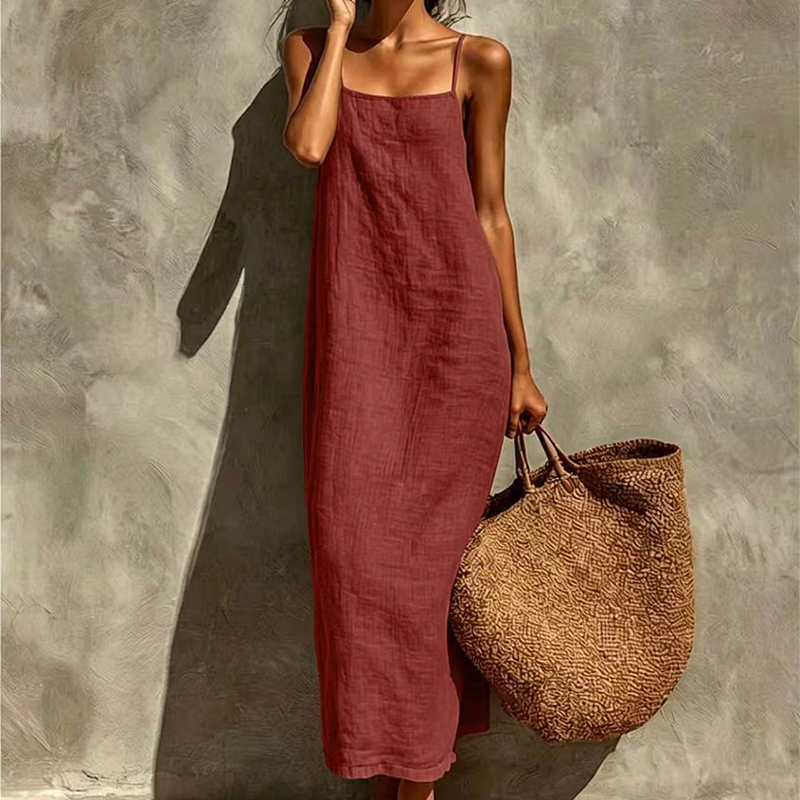 👗 LIMITED-TIME 50% OFF! ✨ Women's Casual Solid Color Slip Dress